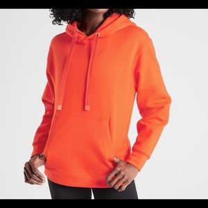 Orange Athleta 24/7 hoodie size xs